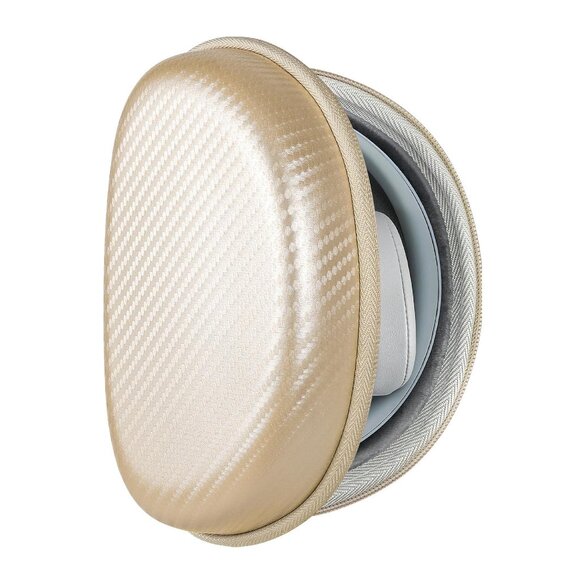 Hard Shell Case for Beats Solo Headphones Gold - Picture 2 of 5